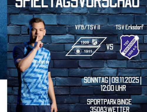 Heimspiel VfB Wetter II / TSV Amönau – TSV Erksdorf in Wetter