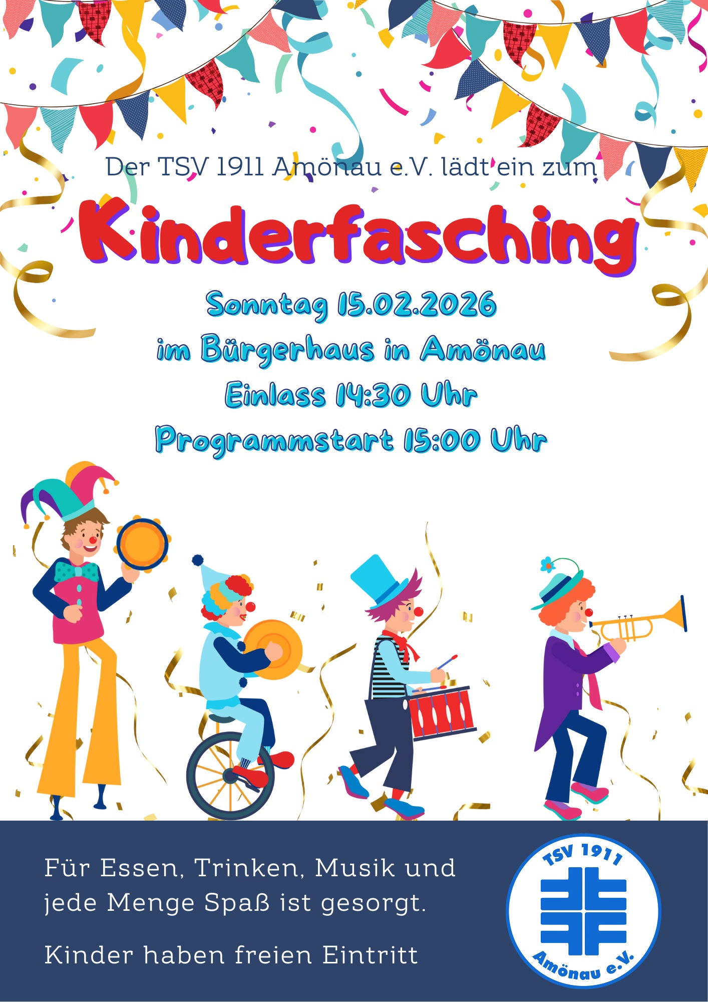 Kinderfasching in Amönau