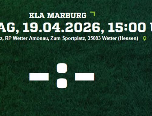 Heimspiel VfB Wetter II / TSV Amönau – SG Salzböde-Lahn in Amönau