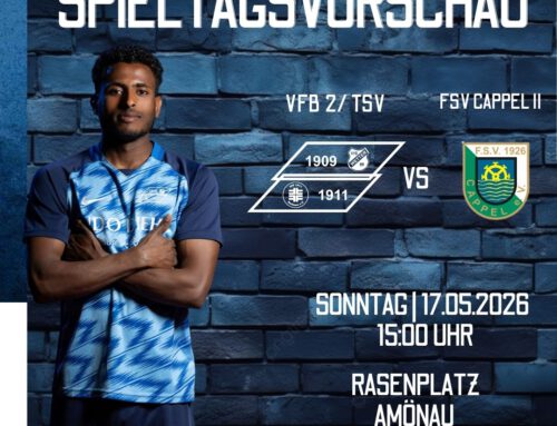 Heimspiel VfB Wetter II / TSV Amönau – FSV Cappel II  in Amönau