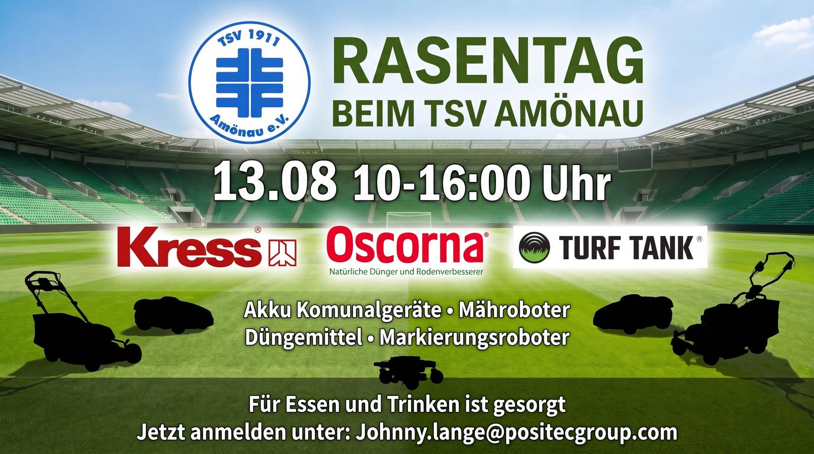Rasentag beim TSV Amönau am 13.07.2026