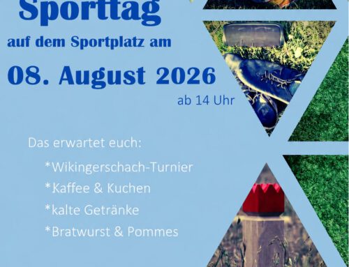 Sporttag beim TSV Amönau am 08.08.2026 ab 14 Uhr