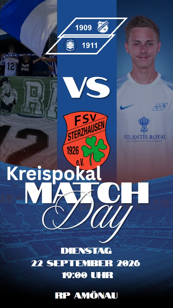 Heimspiel Kreispokal VfB Wetter II / TSV Amönau - FSV Sterzhausen in Amönau